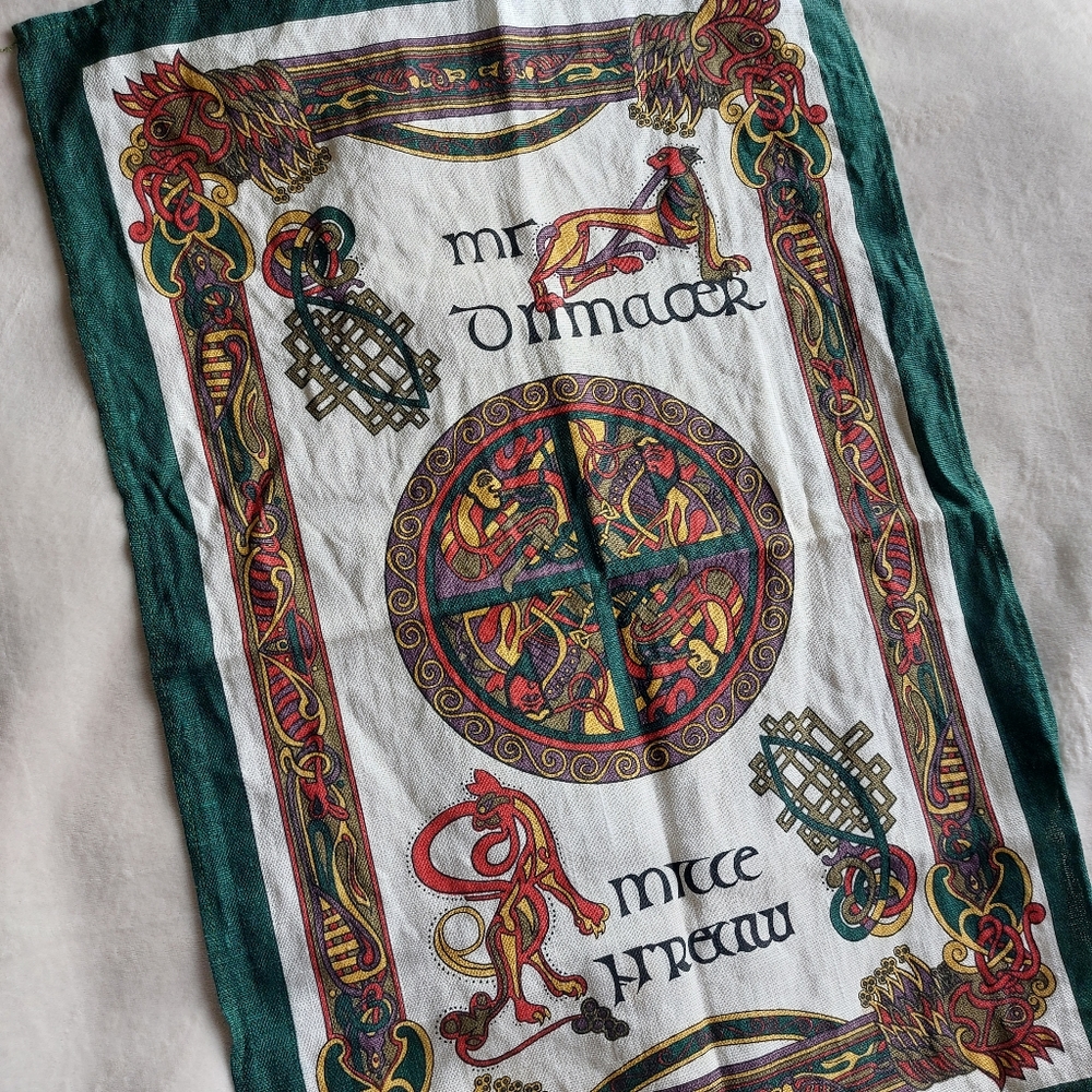 Ulster Weavers 100% Irish linen kitchen hand towel 28" x 18" NWOT